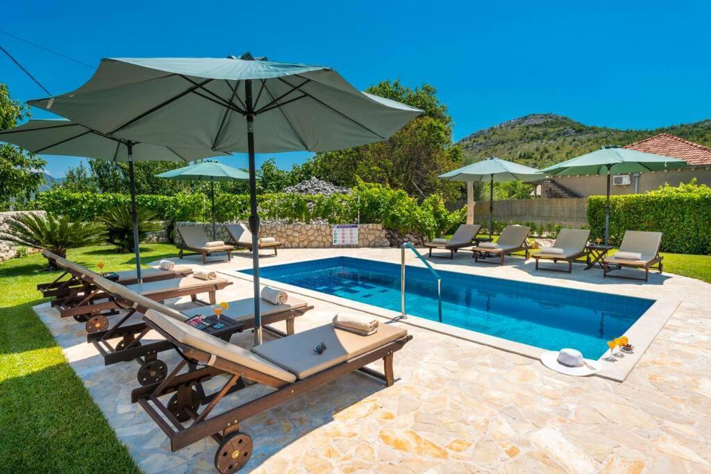 Vila Vergatum-Privacy,Gym,Billiards,Table Tennis Donji Brgat 外观 照片